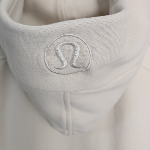 Lululemon Scuba Oversized Full Zip Natural Ivory M/L Excellent Condition - Picture 4 of 6